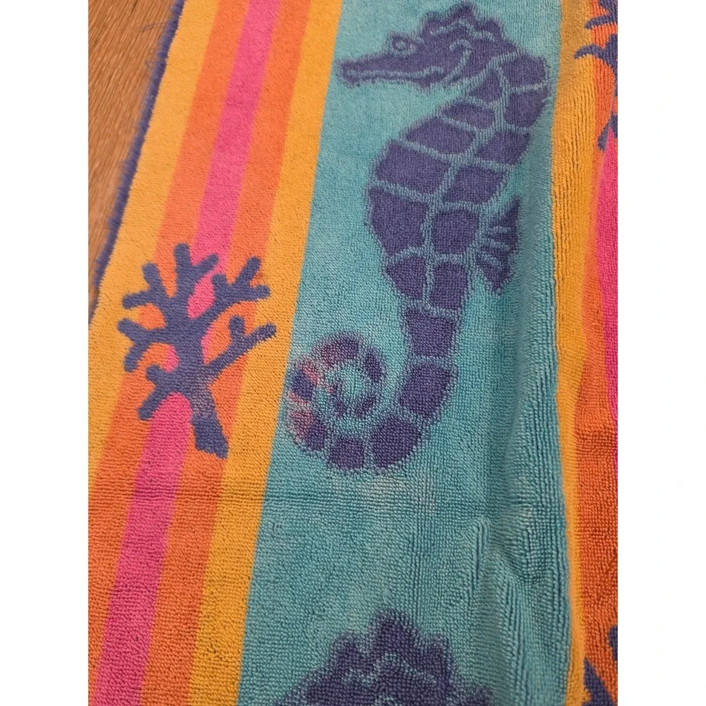 Vintage y2K‎ territory seahorse Beach Towel